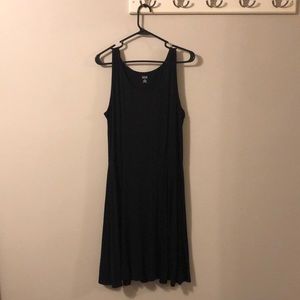 A.N.A black sleeveless t-shirt dress